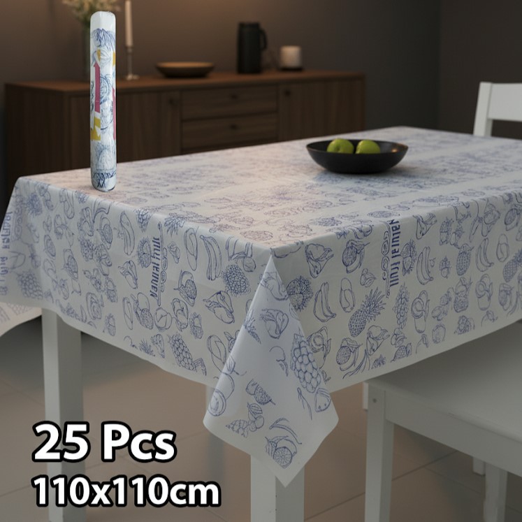 رول مفارش طاولة 25 قطعة | Disposable Table Covers 25 Pcs